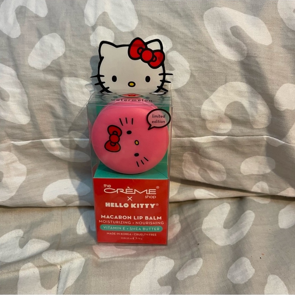 Hello Kitty Macaroon Lip Balm By The Crème Shop